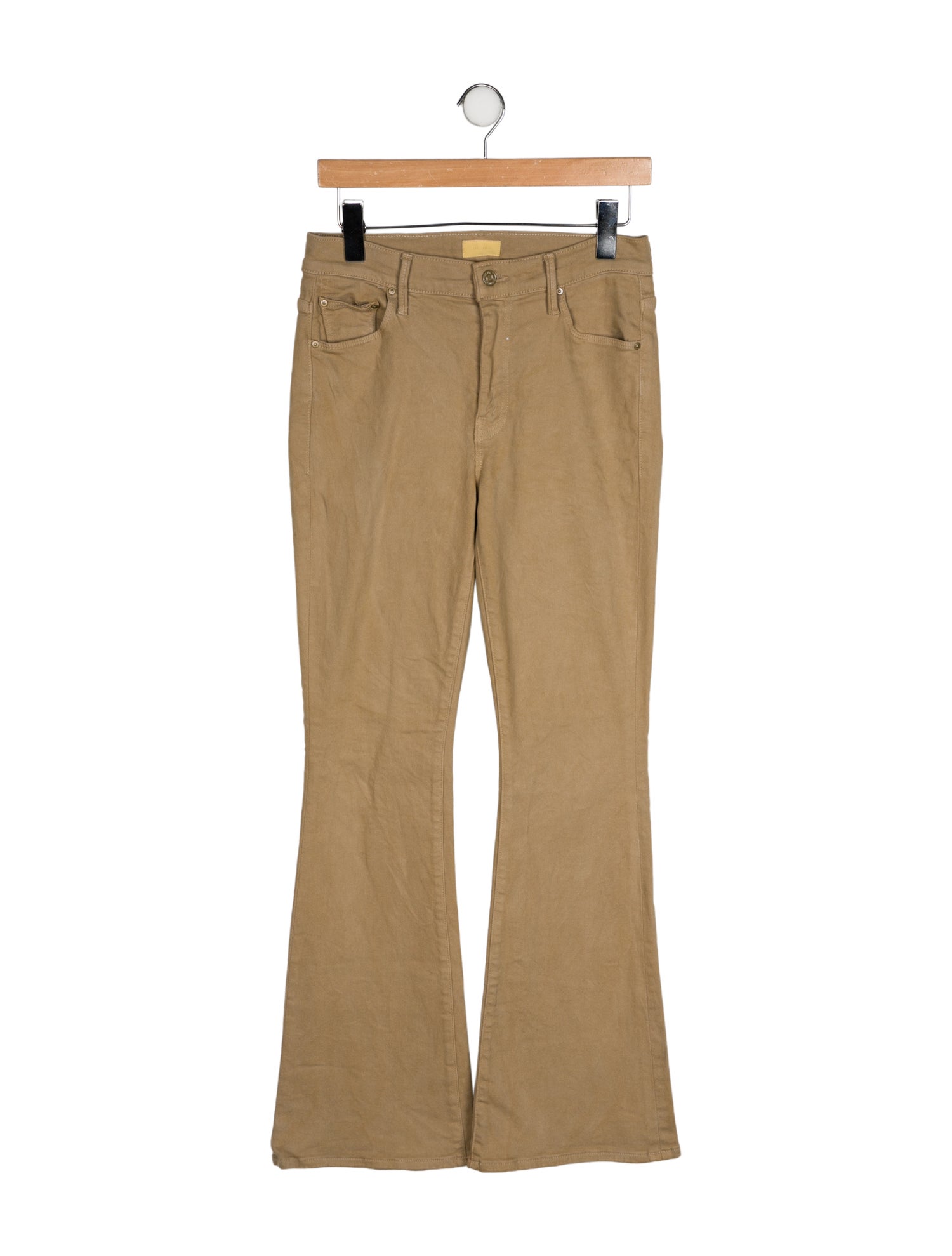 Mother Mid-Rise Wide Leg Jeans